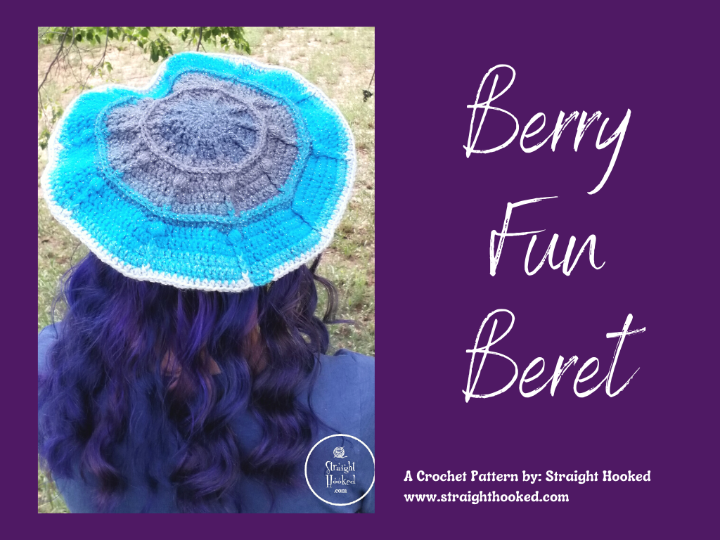 Berry Fun Beret crochet pattern