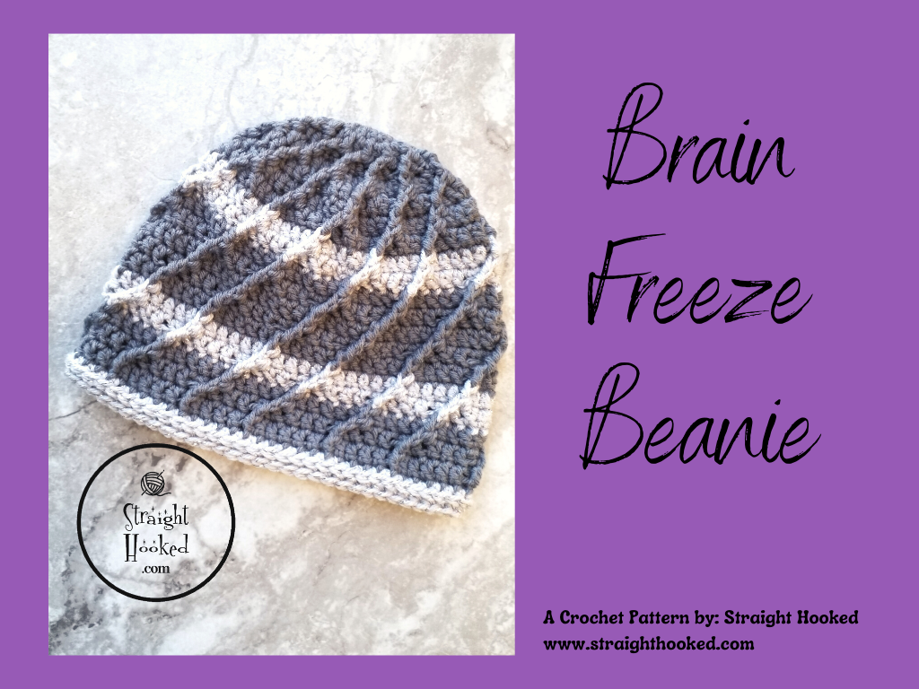 Brain Freeze Beanie crochet pattern