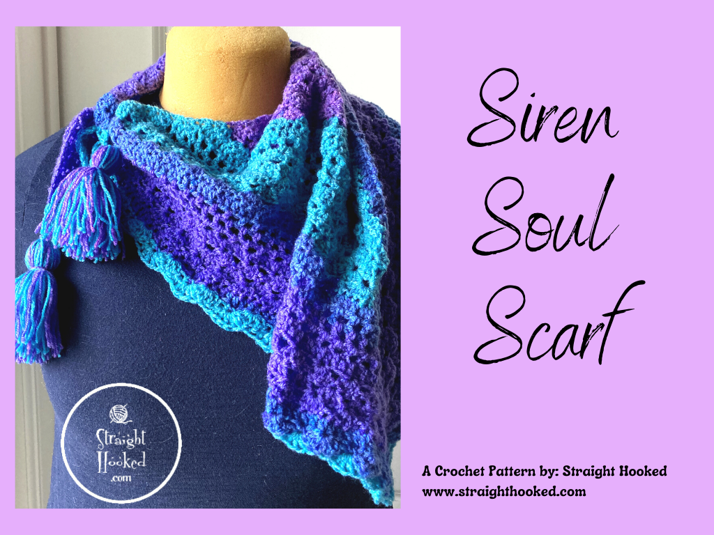 Siren Soul Scarf crochet pattern