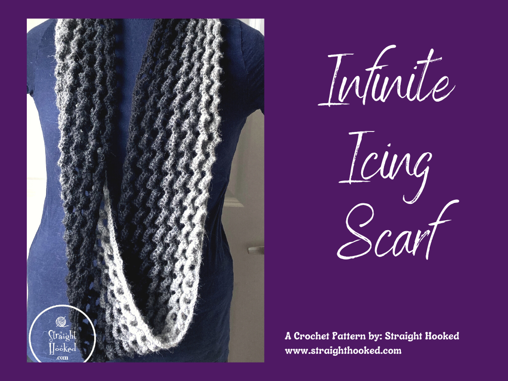 Infinite Icing Scarf crochet pattern