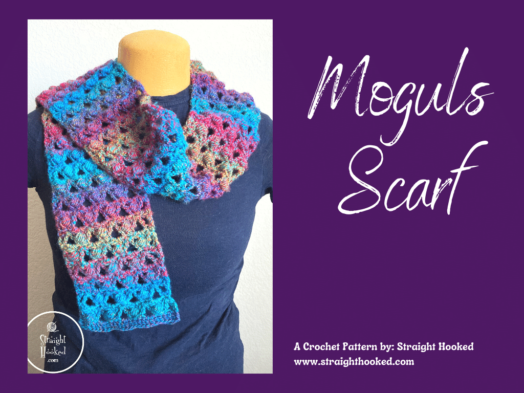 Moguls Scarf Crochet Pattern