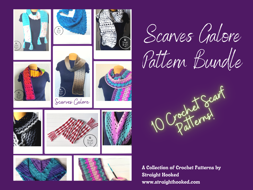 Scarves Galore crochet pattern bundle