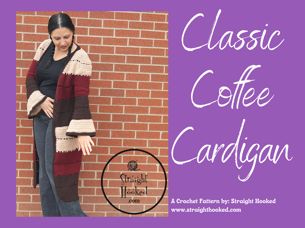 Classic Coffee Cardigan crochet pattern