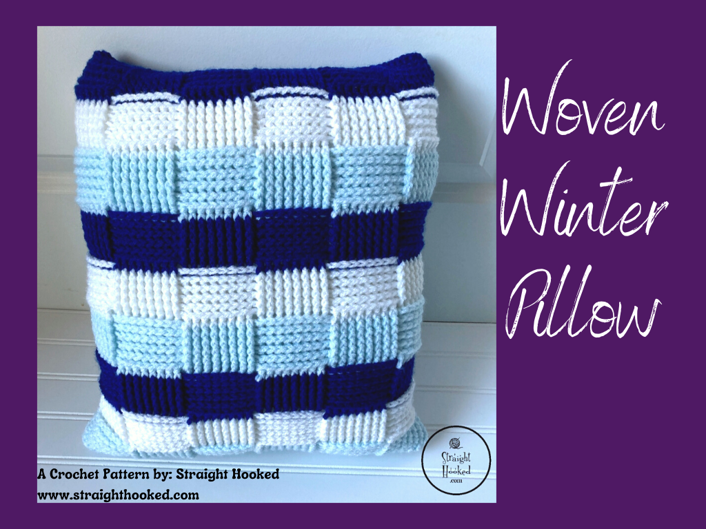 Woven Winter Pillow pattern