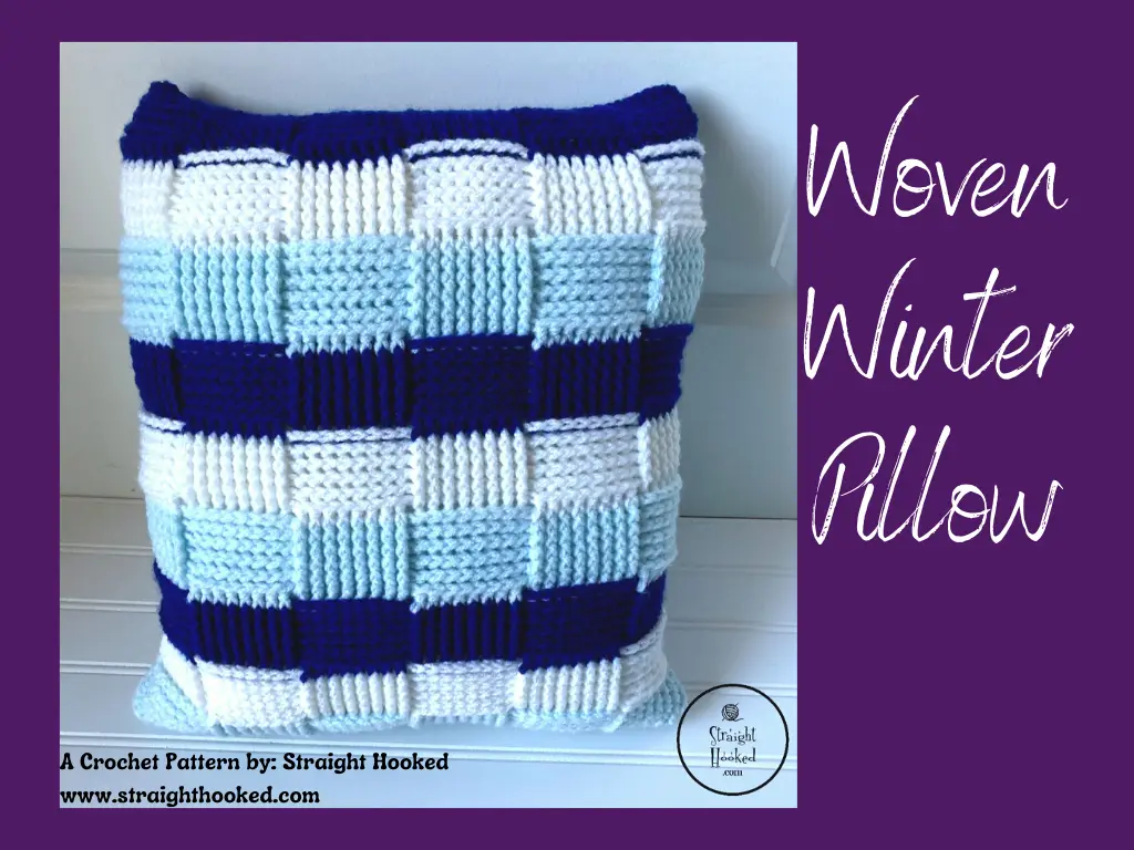 Woven Winter Pillow pattern