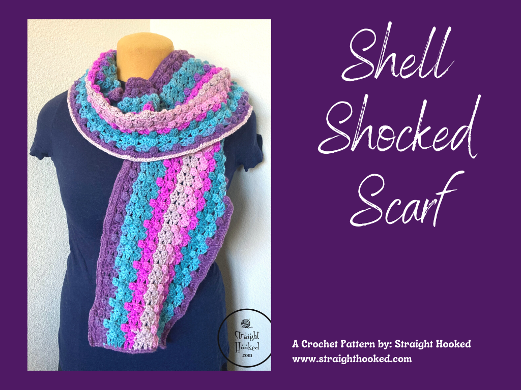 Shell Shocked Scarf crochet pattern