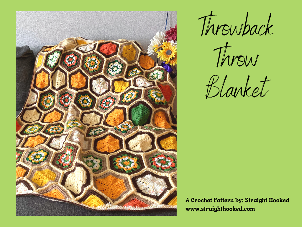 Throwback Throw Blanket Crochet Pattern