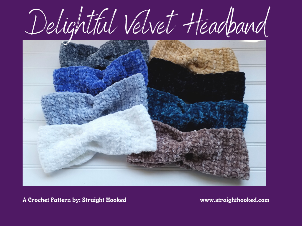 Delightful Velvet Headband Crochet Pattern