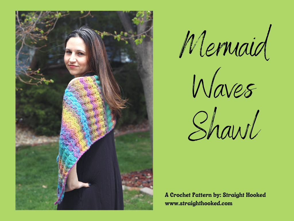 Mermaid Waves Shawl crochet pattern