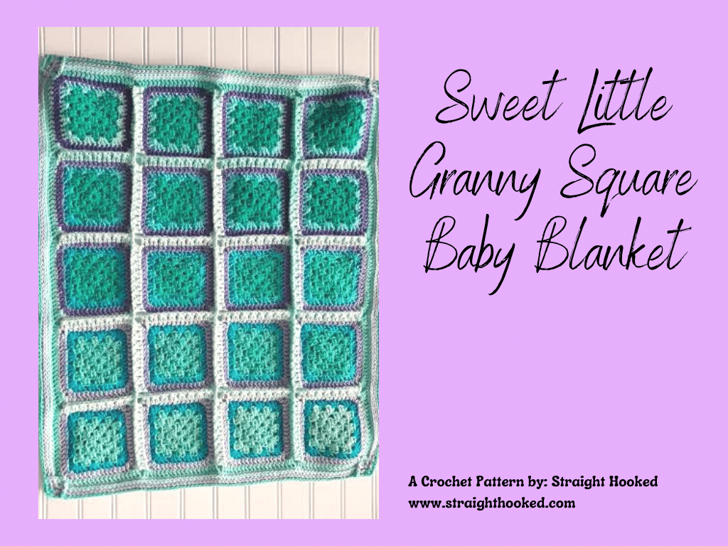 Sweet Little Granny Squares Baby Blanket crochet pattern