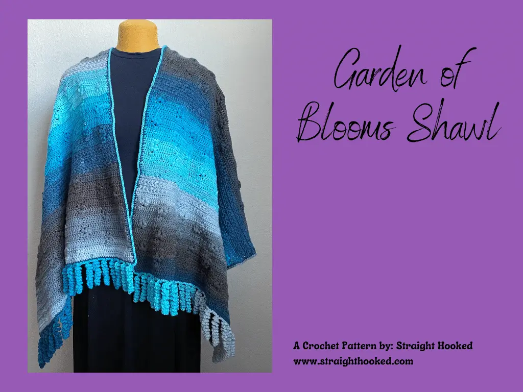 Garden of Blooms Shawl crochet pattern