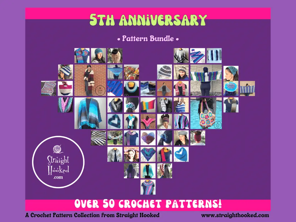 5th Anniversary crochet pattern bundle