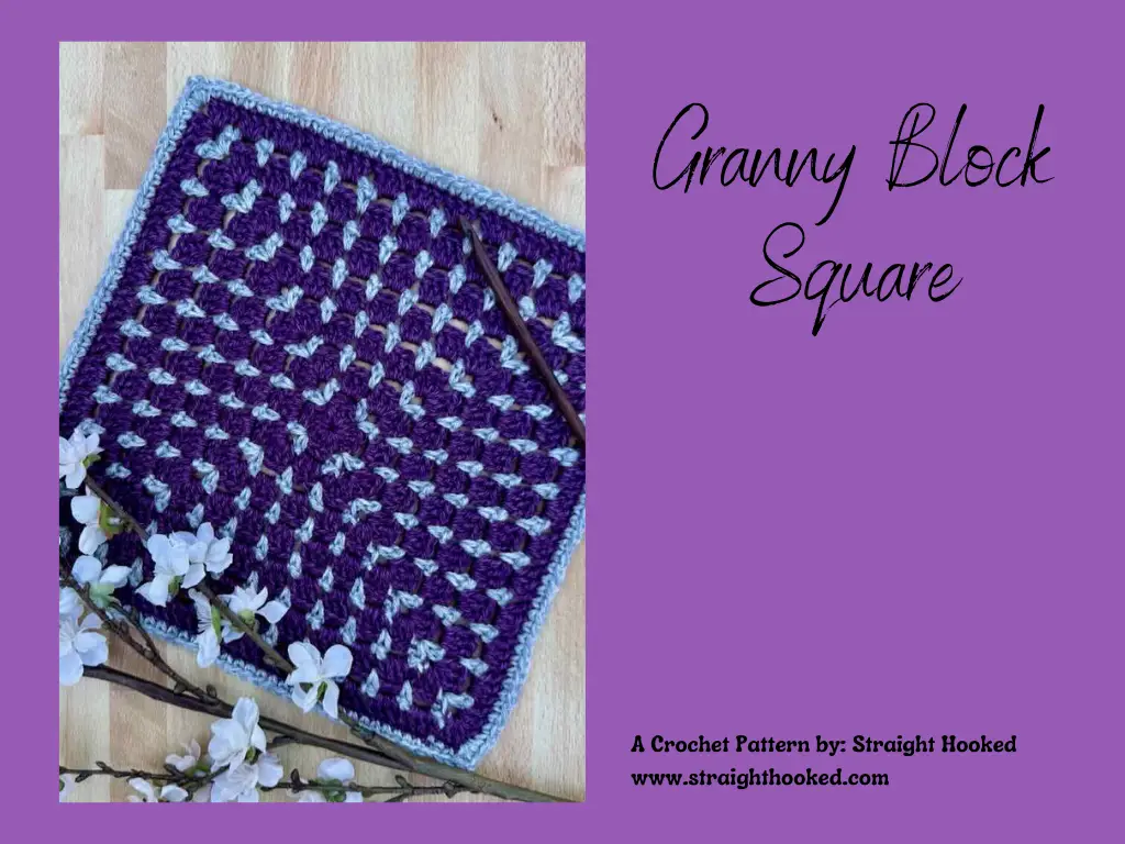 Granny Block Square crochet pattern