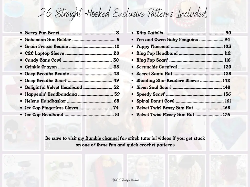 Quick Gift pattern bundle